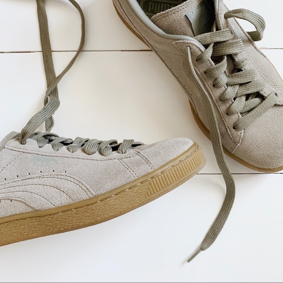 Puma Other - Grey Suede Pumas
